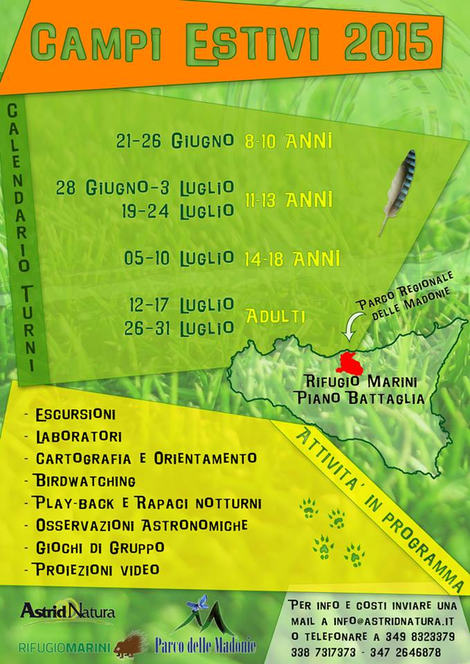Campi Estivi 2015
