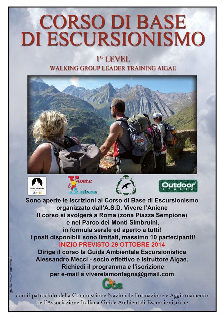 CORSO BASE DI ESCURSIONISMO