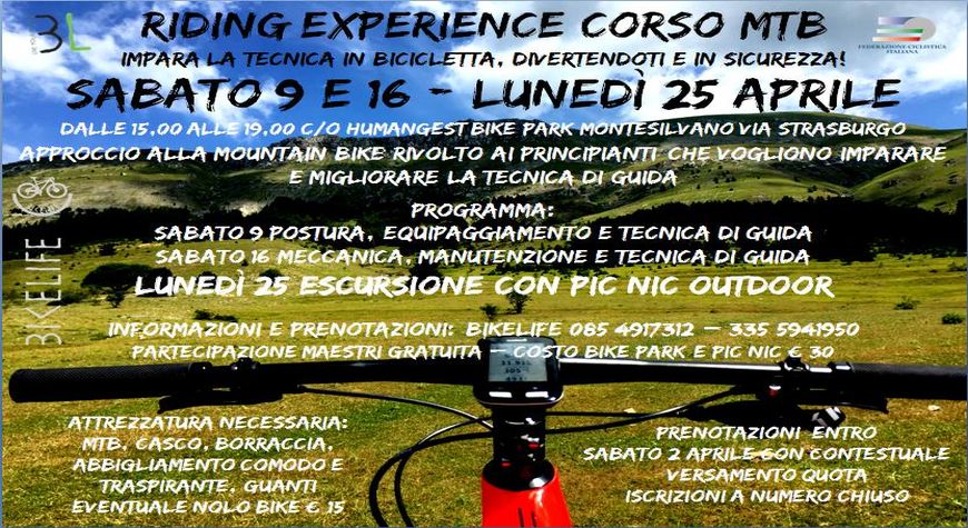 CORSO MTB RIDING EXPERIENCE
