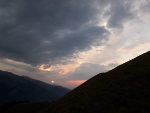 Il tramonto dal Monte Strega