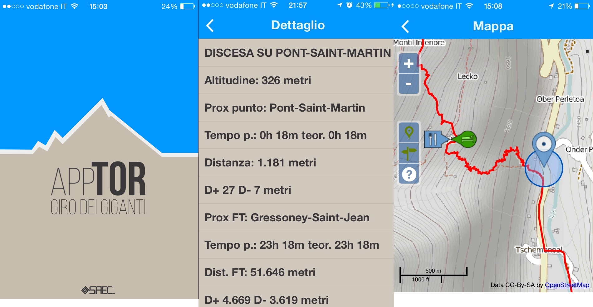 Una APP per i sentieri: il Giro dei Giganti della Valle d’Aosta