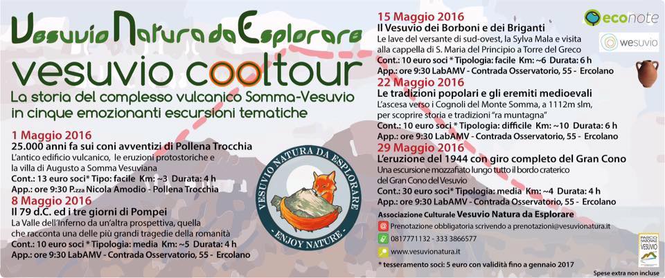 Vesuvio Cooltour a maggio 5 appuntamenti da non perdere