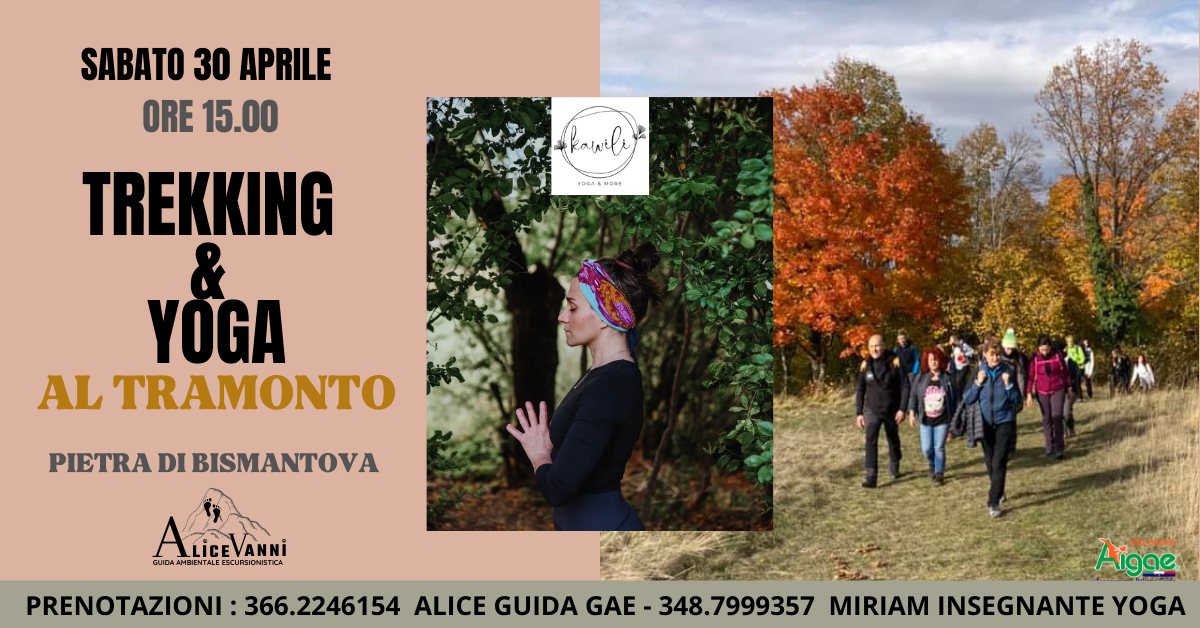 TREKKING E YOGA AL TRAMONTO