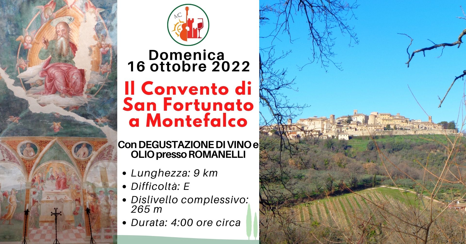 Il Convento di San Fortunato a Montefalco Escursionismo.it