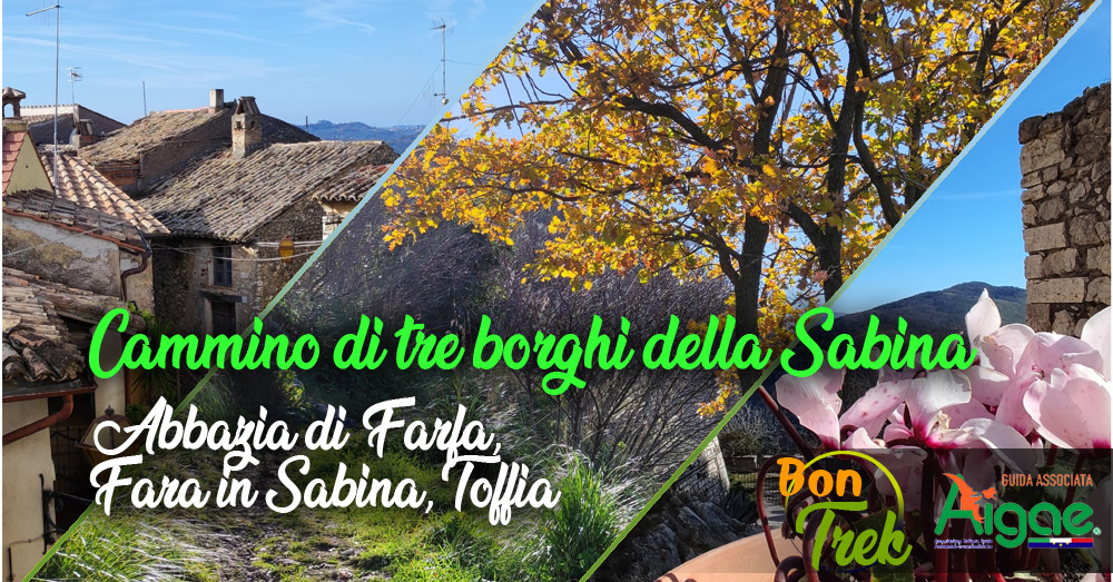 Cammino di tre borghi della Sabina