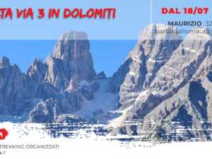 Trekking Alta Via 3 in Dolomiti